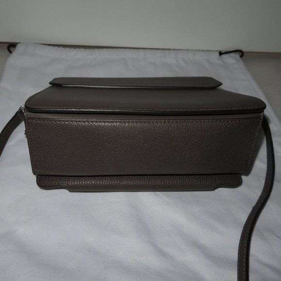 Givenchy Small GV3 Grey Goatskin Shoulder Bag - Picture 9 of 16